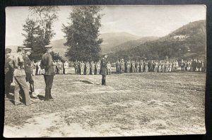 Mint Czechoslovakia Legion Real Picture Postcard RPPC Army Training