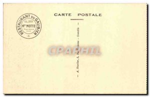 Old Postcard Route du Galibier CHALOTS Mandette of Lautaret and the Meije