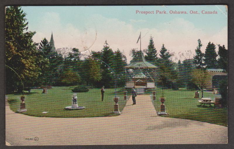 Prospect Park Oshawa, Ontario 1913 Used