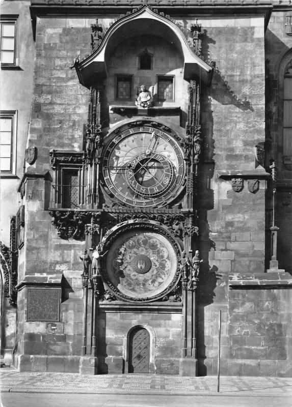 B27642 Praga L`horloge de l`Hotel de ville de la Vieille Ville  czech republic