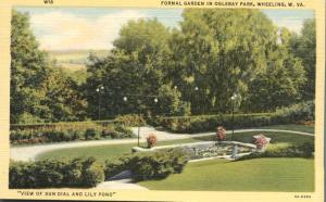 Formal Garden in Oglebay Park - Wheeling WV, West Virginia - Linen