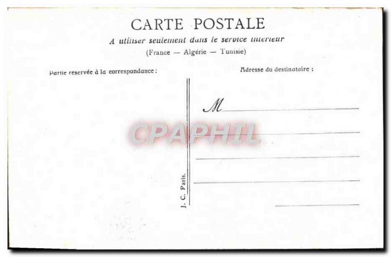 Old Postcard Fantaisie Lunch on & # 39herbe