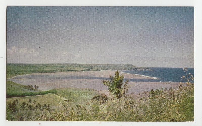 P2736 1983 postcard naval cancel view pago bay guam