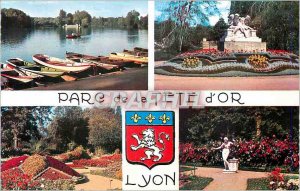 'Postcard Modern Lyon''s Tete d''Or Park'