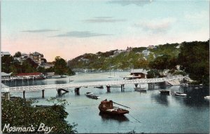 Mosman's Bay Sydney Australia Unused Postcard F93