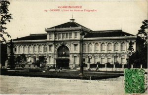 CPA AK INDOCHINA Saigon Hotel des Postes et Telegraphes VIETNAM (957089)