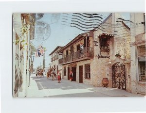 Postcard The Old Spanish Inn, St. Augustine, Florida