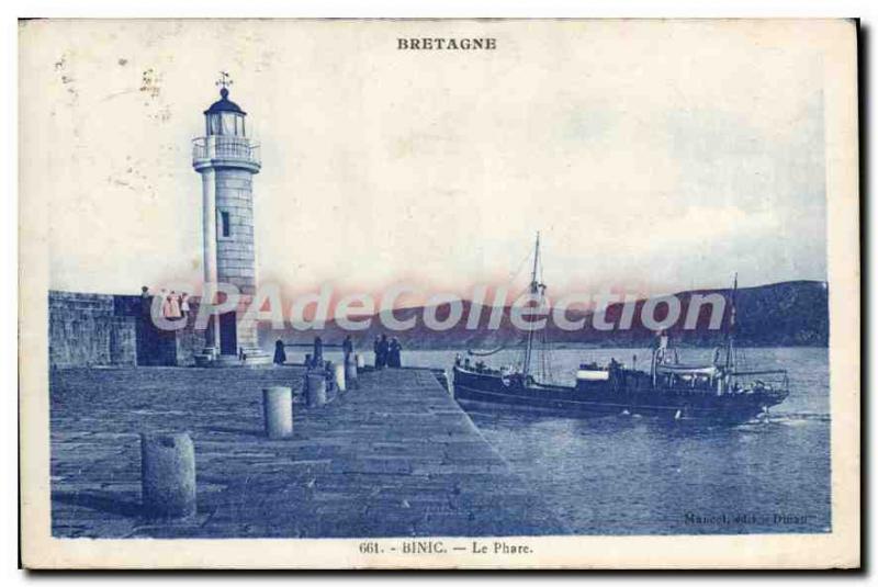 Postcard Old Lighthouse BINIC