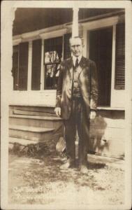 President Calvin Coolidge Father - John Coolidge (I Think) Real Photo Postcard