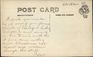 Haverhill Massachusetts MA Homes Houses c1910 Postcard #2