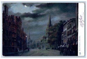 1905 High Street Oxford England Oilette Tuck Art Posted Antique Postcard 