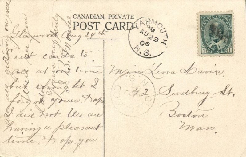 canada, YARMOUTH, N.S., Markland Hotel (1906) Postcard