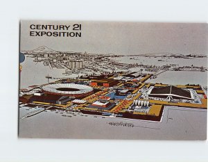 Postcard Century 21 Exposition, Seattle, Washington