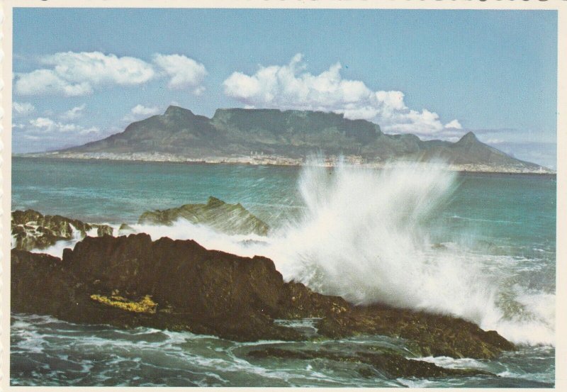 TABLE MOUNTAIN, CAPE TOWN, South Africa - Vintage POSTCARD