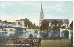 Buckinghamshire Postcard - Marlow from Anglers Lawn - Ref TZ1646