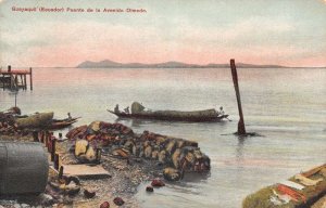 Guayaquil Ecuador Puente de la Avenida Olmedo Scenic View Postcard AA109272