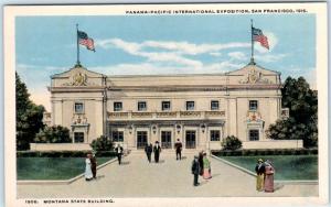 San Francisco PANAMA PACIFIC EXPO  Montana State Building  1915 Postcard