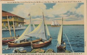 COLON ,  PANAMA , 1930-40s Fishing Boats