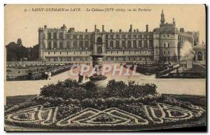 Old Postcard Saint Germain en Laye Le Chateau seen Parterre