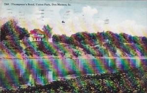 Iowa Des Moines Thompson's Bend Union Park 1914