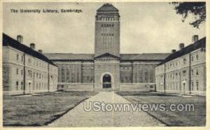University Library Cambridge MA 1943