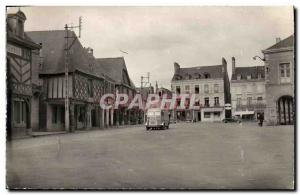 Modern Postcard La Guerche de Bretagne The Porches and Old Town Hall