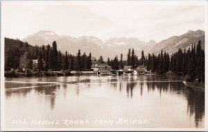 Byron Harmon 1026 Massive Range from Bridge Alberta AB Unused RPPC Postcard H44