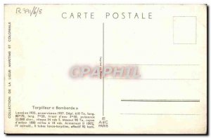 Postcard Old Torpedo Boat Haffner Bombard