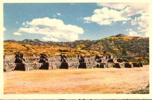 Peru Cuzco Fortress Of Sajsahuaman