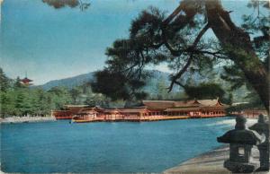 Japan whole view of Itsukushima Shrine