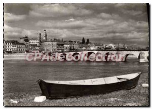 Modern Postcard Macon S and L Old St Vincent and St Lawrence Bridge