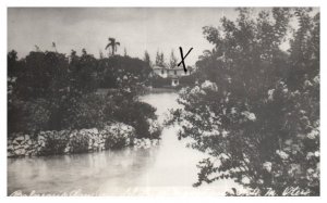 Bath House San Jose del Lago Cuba RPPC Postcard