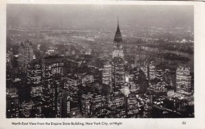 RP: NEW YORK CITY, New York, PU-1951; North East View From The Empire State Bldg