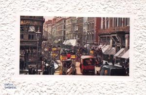 Cheapside, London, England, Early Tuck's Postcard with Textured Border