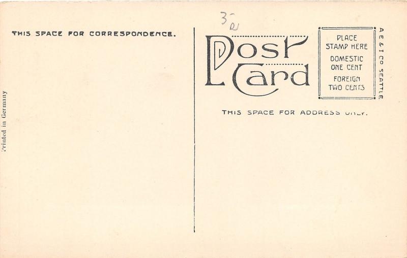 Seattle Washington~Upper Second Avenue~Sherman Clay & Co~Cross~Bon Marche~c1910