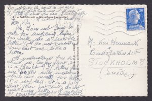 FRANCE, Postcard RPPC, Paris, Notre-Dame