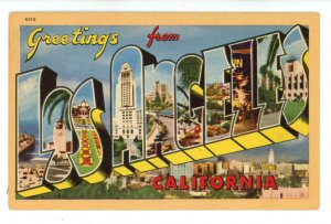 Large Letter - Los Angeles, California