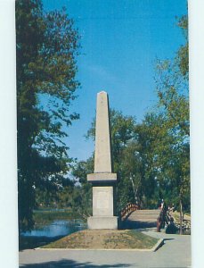 Pre-1980 MONUMENT Concord - Near Waltham & Boston Massachusetts MA AF8165