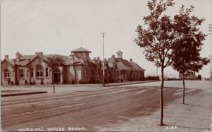 Municipal Offices Benoni South Africa Unused Sapsco Real Photo Postcard F92