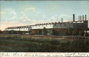 Hutchinson KS Morton Salt Works Factory c1910 Postcard #2