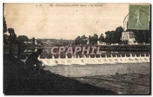 Old Postcard Joinville le Pont (Seine) The Fisherman Dam