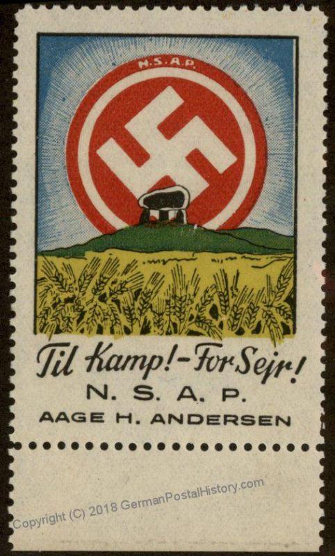 3rd Reich Danish Nazi Party Til Kamp!-For Sejr! Vignette 87378