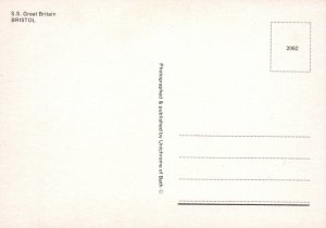 Shipping Postcard - S.S.Great Britain in Dock at Bristol   RR9008