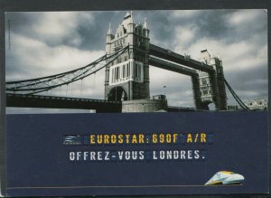 Transport Postcard - Trains - Eurostar - Paris To London RR6994