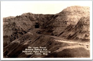 Upper Tunnel Badlands National Park South Dakota SD Real Photo RPPC Postcard