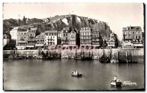 Postcard Modern Treport Le Quai Francois 1er and Smugglers