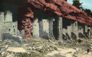 Postcard Cliff Dwelling Ruins Depicting Style & Architecture Manitou Colorado CO