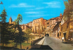 Postcard Europes Spain Teruel Albarracin casas Colgadas 