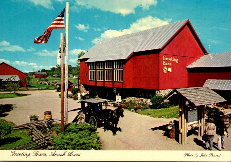 Indiana Nappanee Amish Acres Greeting Barn