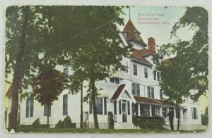 Waldheim Park, Sanatorium, Oconomowoc, WI Vintage Postcard P98 